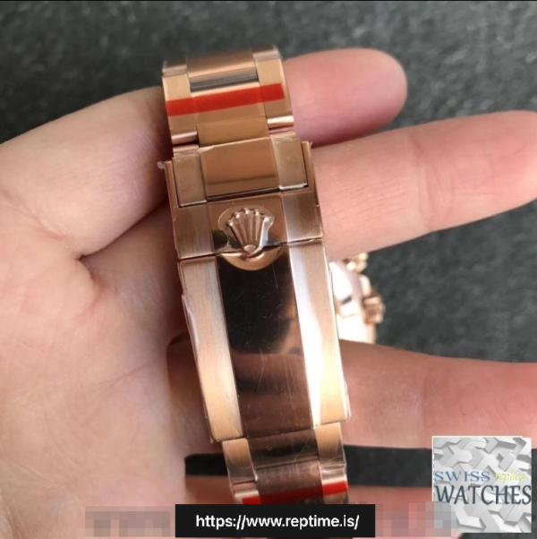 ロレックスデイトナブラックダイヤル18Kローズゴールド40MMスイスレプリカm116505.0008 - Image 8