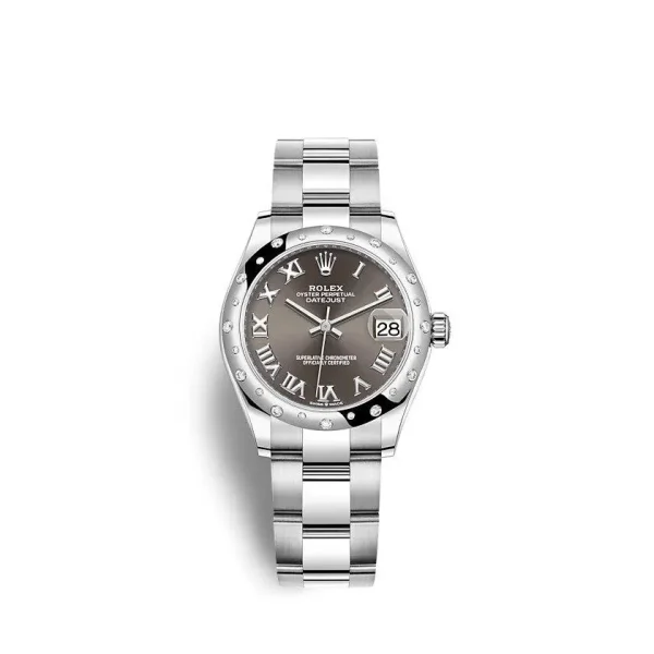 ロレックス デイトジャスト 31mm 278344RBR ダークグレー