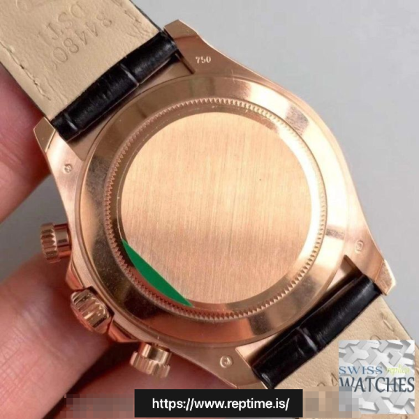 ROLEX DAYTONA COSMOGRAPH GOLD DIAL WATERPROOF 40MM SWISS REPLICA 116515ln.11 - Image 9