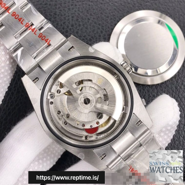 ロレックスオイスターパーペチュアルブラックダイヤルステンレススチール41MMスイスレプリカm124300.0002 - Image 9