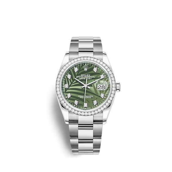 ロレックス デイトジャスト 126284RBR 36mm オリーブグリーン