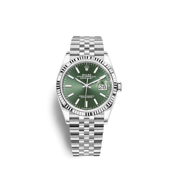 ロレックス デイトジャスト 126234 36mm ミントグリーン
